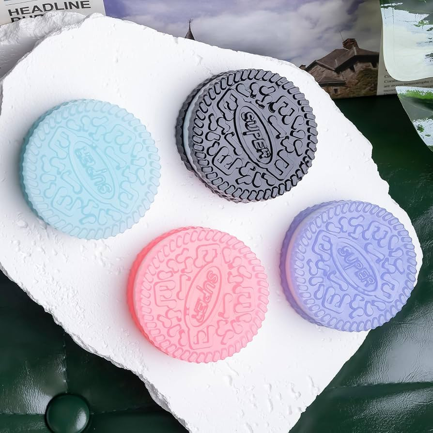 Biscuit Taba Squishy 4Pcs,Slow Rising Soft Squeeze Balls for Adults | Amazon (US)