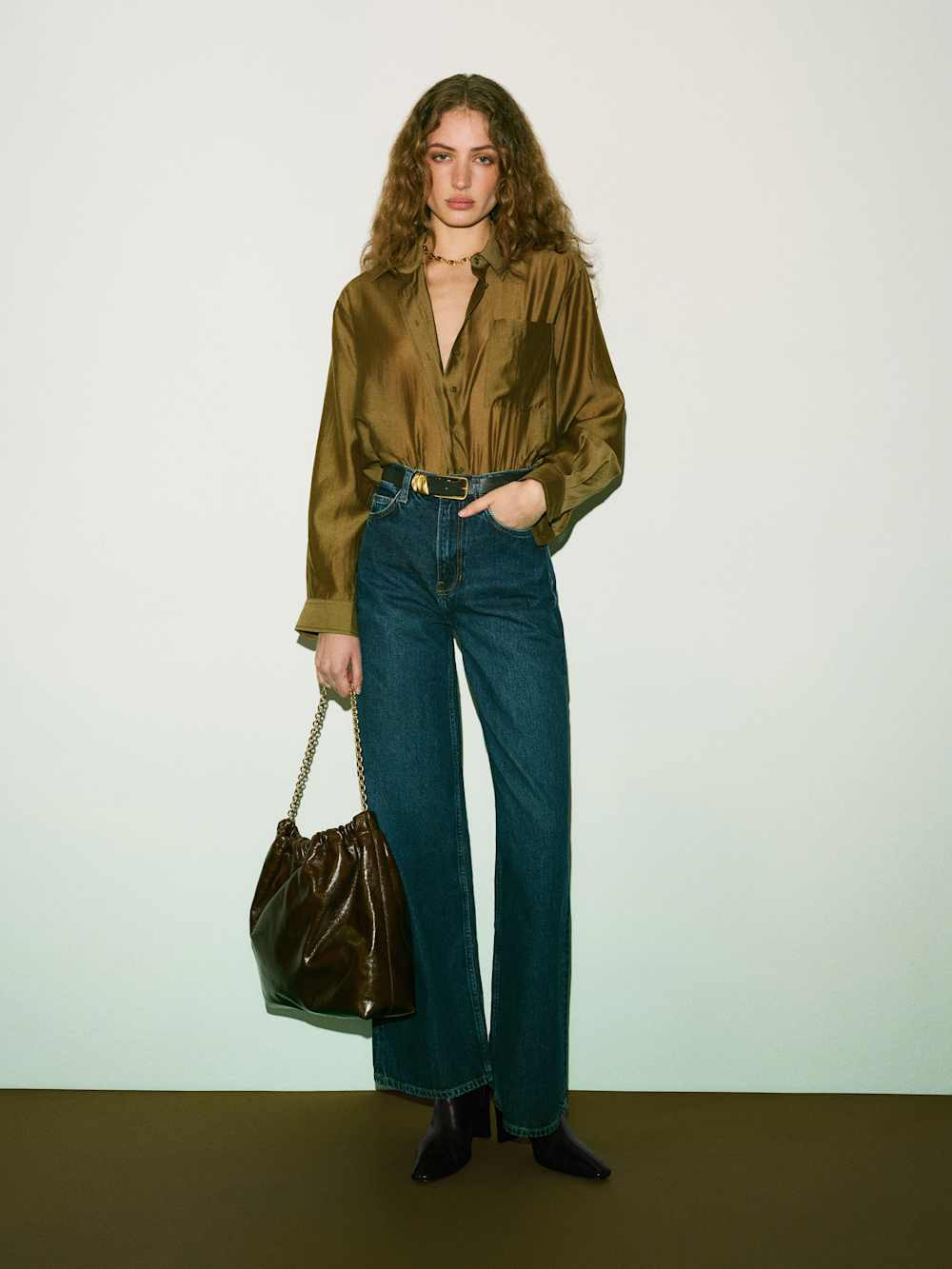 Eli Oversized Shirt | Reformation (Global)