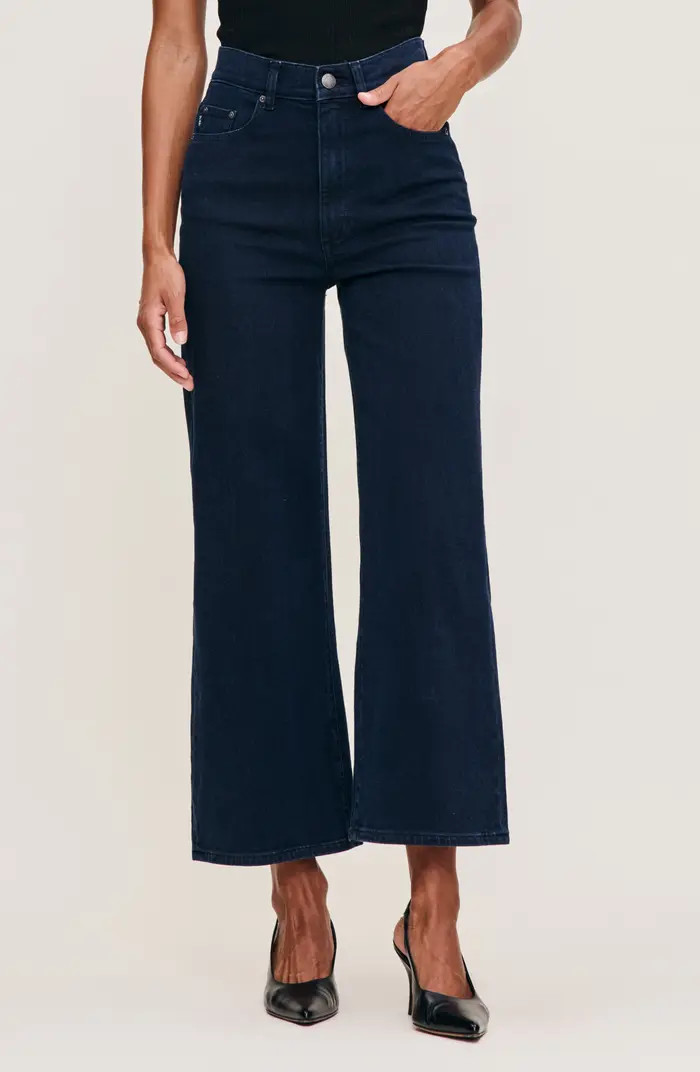 DL1961 Hepburn High Waist Ankle Wide Leg Jeans | Nordstromrack | Nordstrom Rack