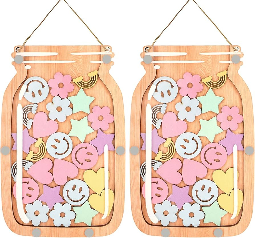 2 PCS Magnetic Reward Jar,Personalized Reward Jar,Classroom Reward Jar,Kids Reward Jar,Potty Trai... | Amazon (US)