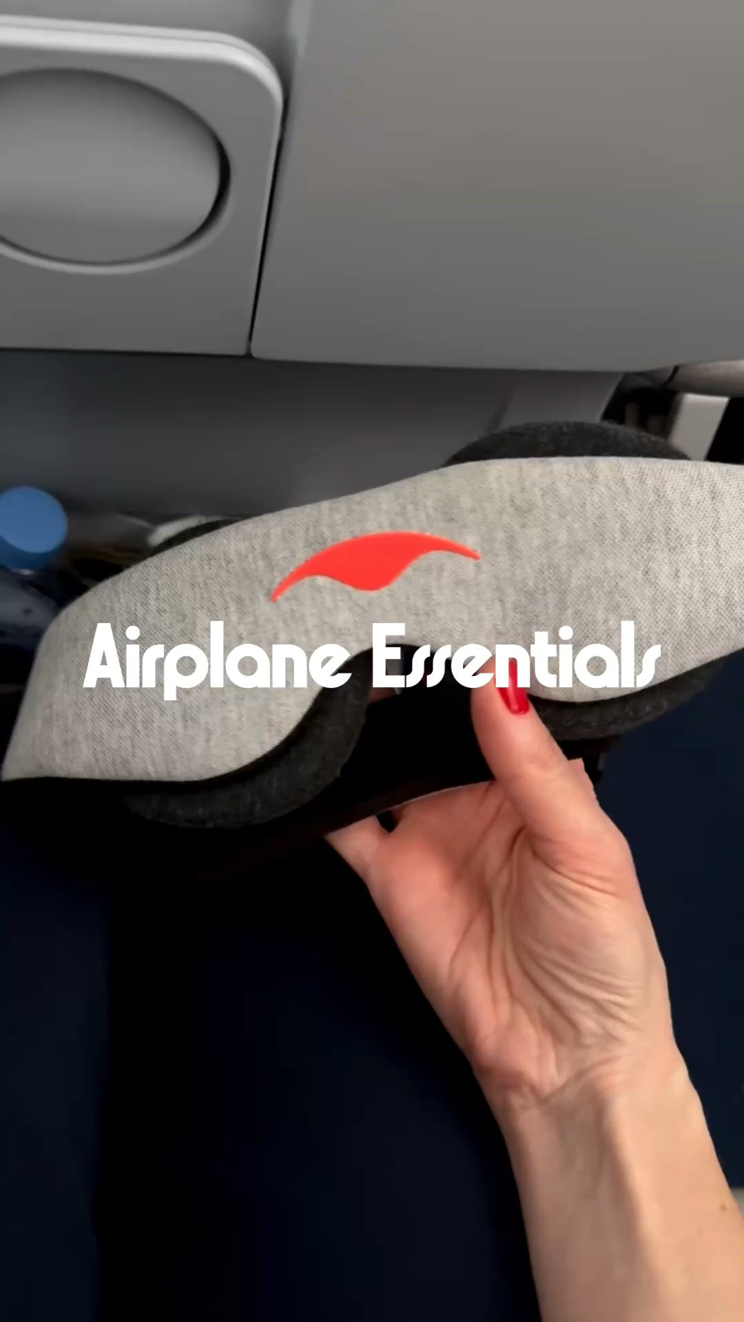 Airplane essentials: foot hammock, sleeping mask, compression socks, hand fan - the foot hammock is a huge game changer!

#LTKTravel #LTKSeasonal #LTKSaleAlert