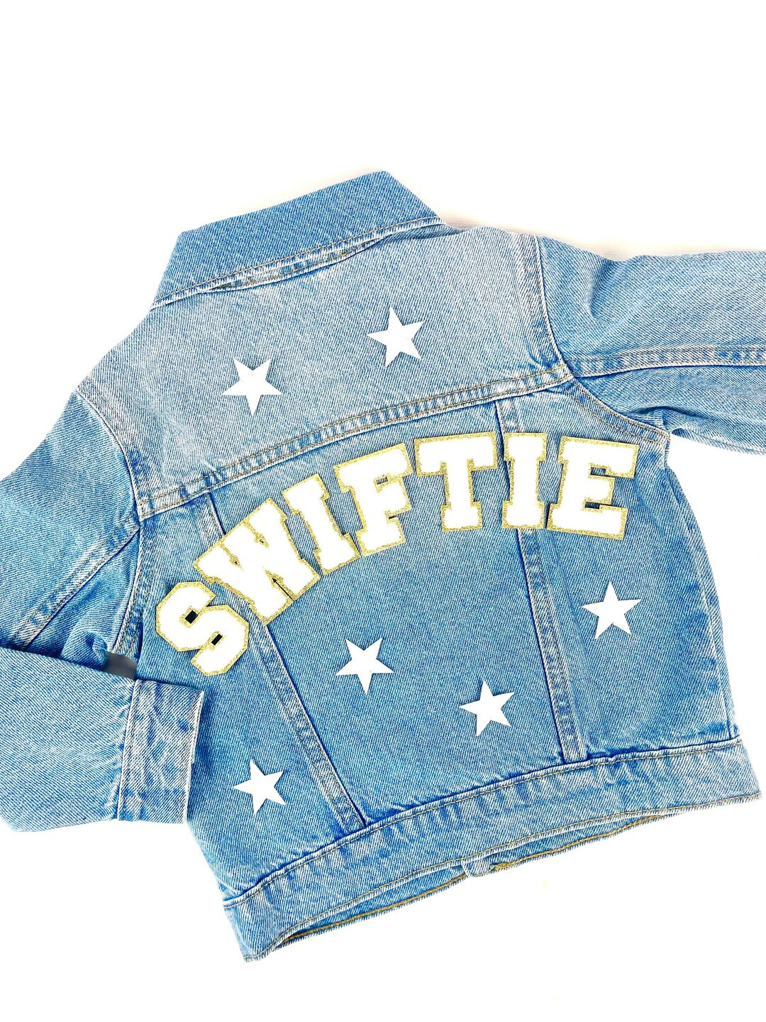 Personalized Custom Jean Denim Name Jacket, Patch Fan Merch Star Holiday Taylor Swift Swiftie Bir... | Etsy (US)