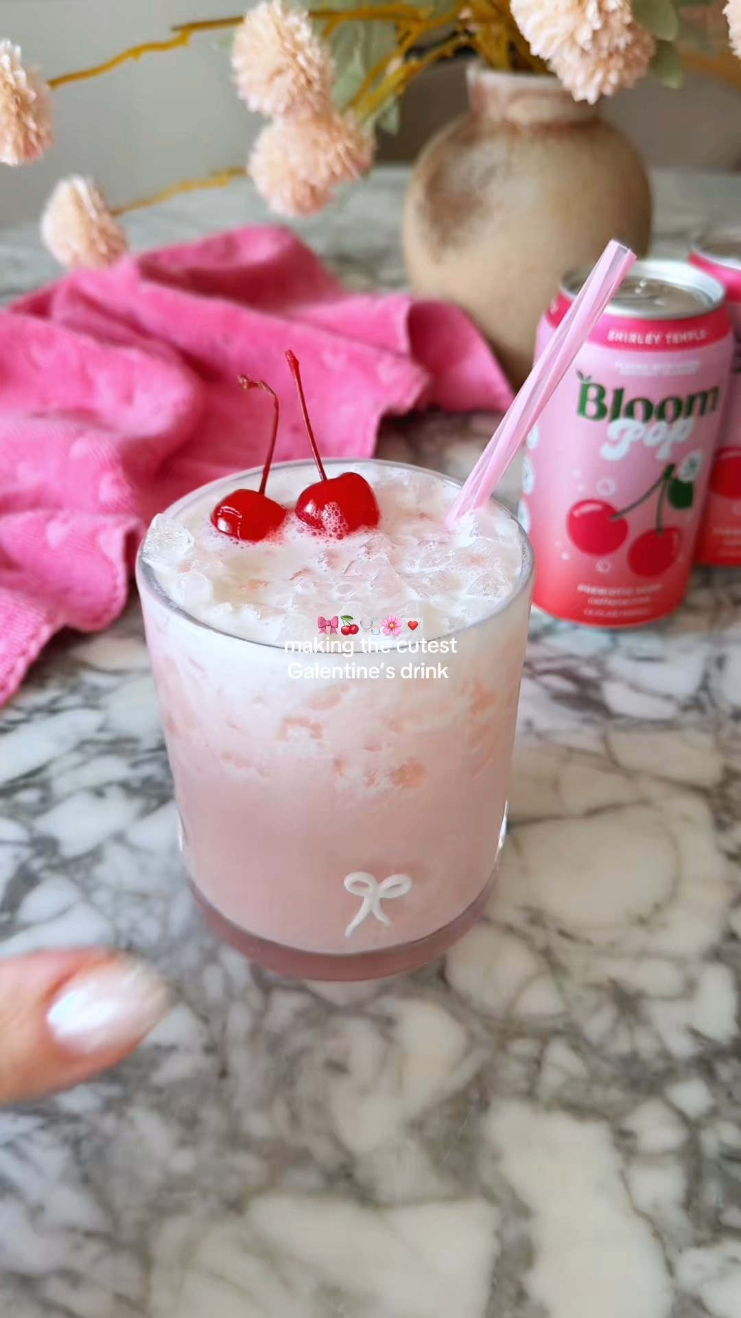 Galentine’s drink idea 🍒 low sugar, bubbly, and so good over ice.

galentines drink ideas, prebiotic soda, low sugar soda alternative, healthy soda option, cute drink ideas at home, sparkling drink for parties, caffeine free soda, soda swap ideas, gut friendly drinks, better for you beverages

#LTKHome #LTKFindsUnder50 #LTKSeasonal