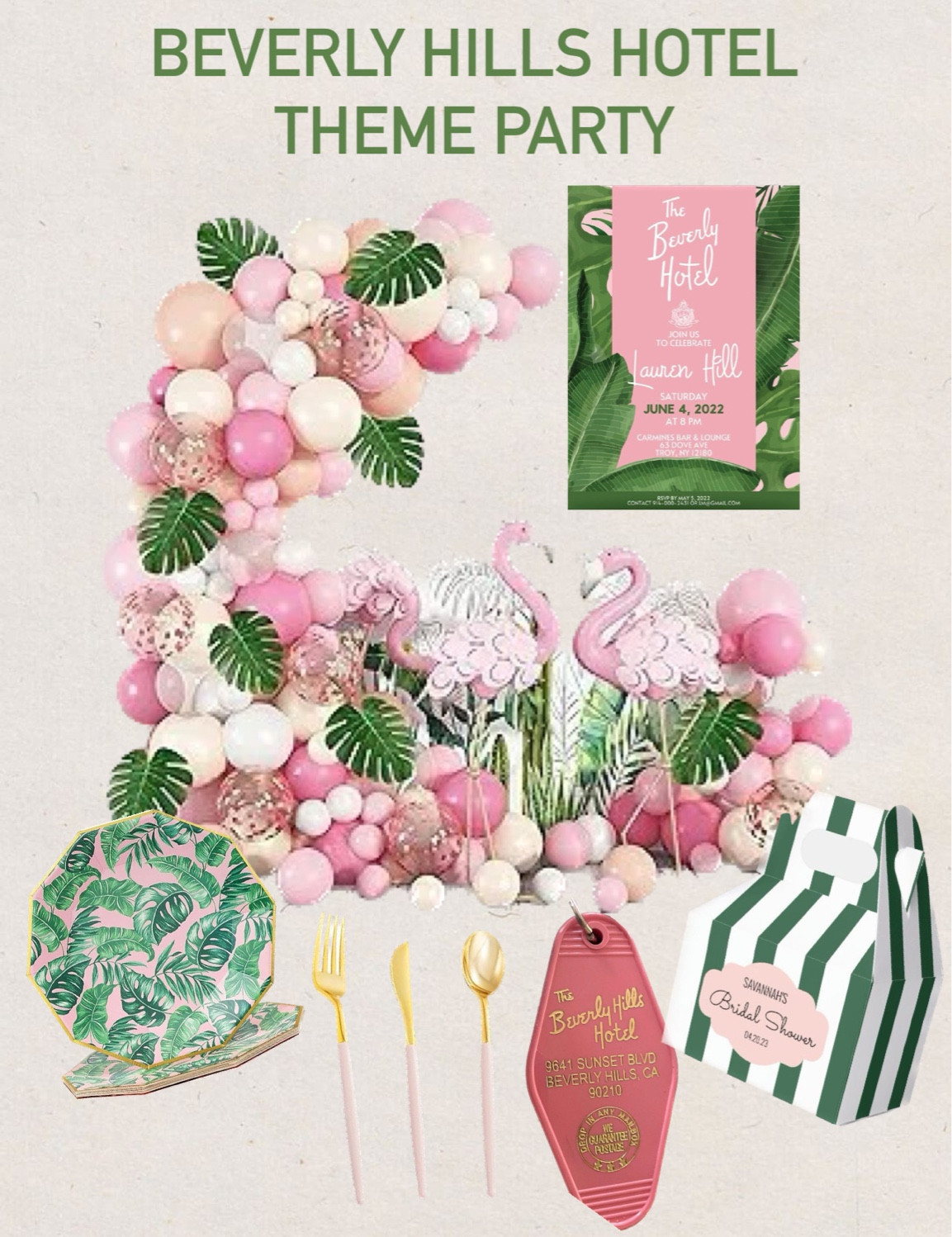 Beverly Hills Hotel Pink + Green … curated on LTK