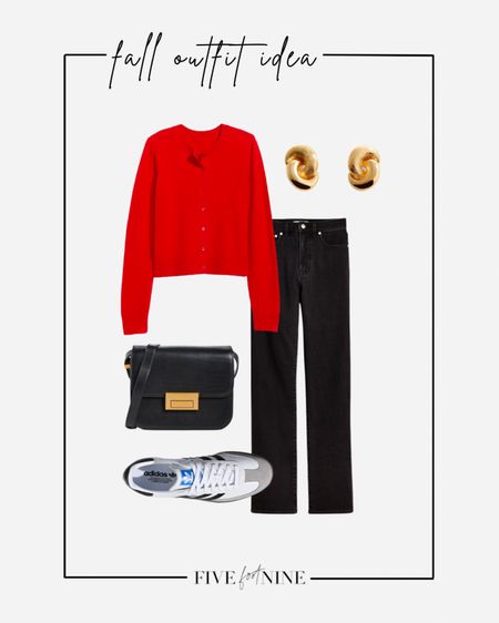 Fall outfit idea, red sweater 

#LTKSeasonal