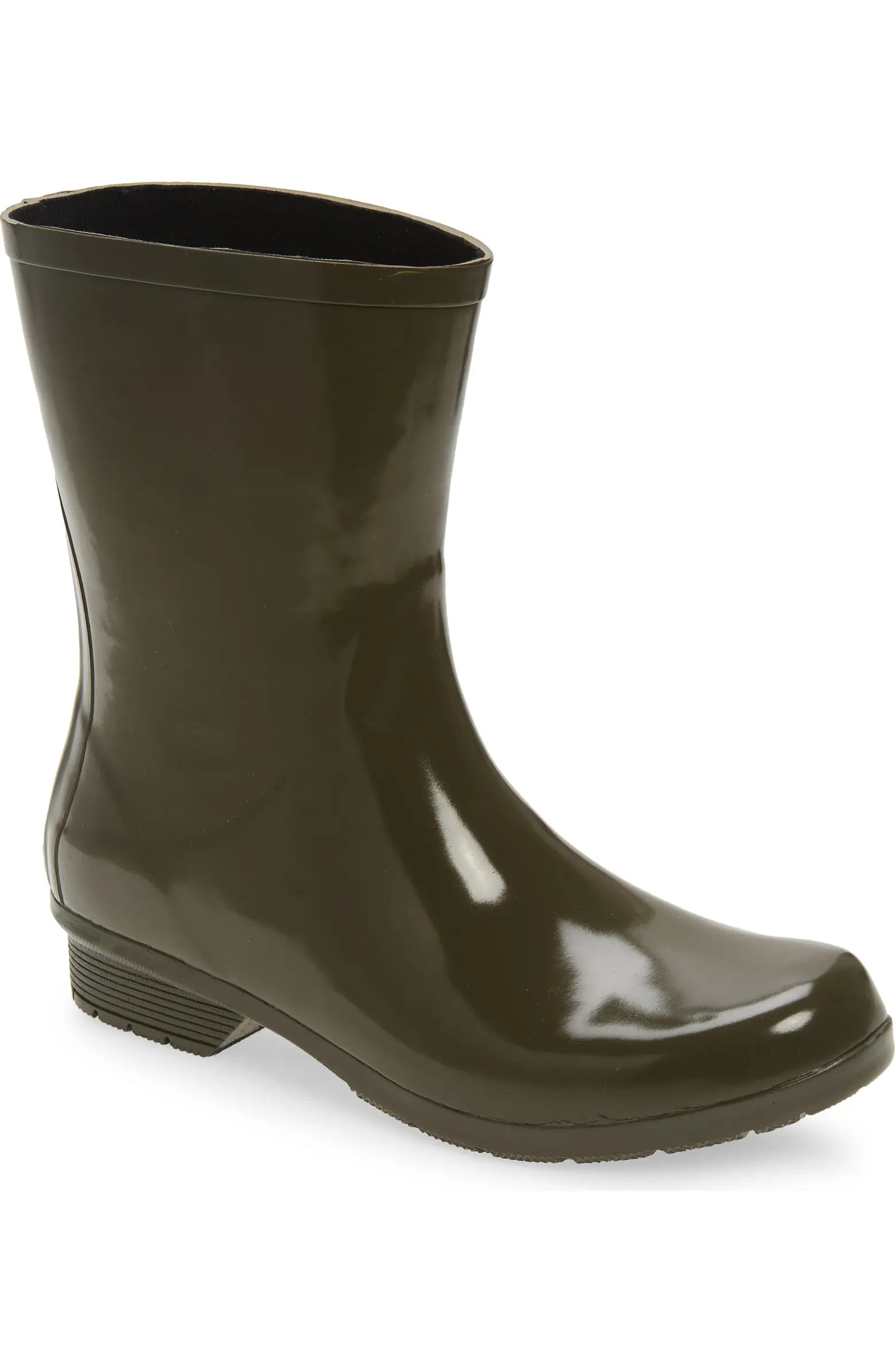 Polished Mid Rain Boot (Women) | Nordstrom Rack