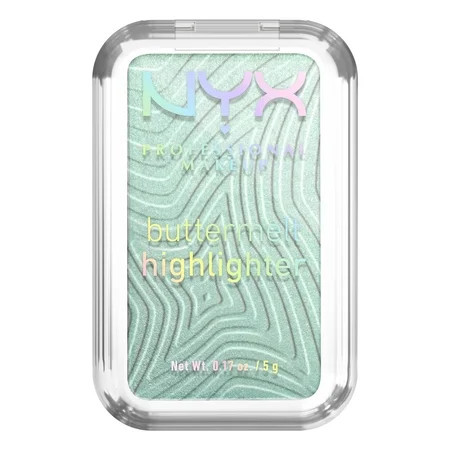 NYX Professional Makeup Buttermelt Powder Highlighter, 12H Wear, Butta Mint 20 | Walmart (US)