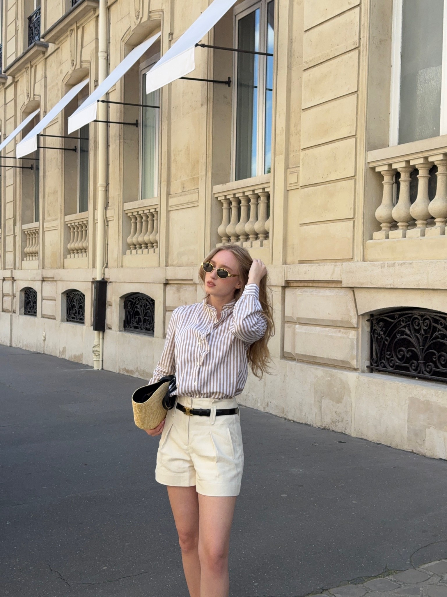 Summer look of sezane in Paris

#LTKnederlands #LTKeurope #LTKsummer