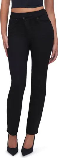 Good American Good Classic Crossover High Waist Jeans | Nordstromrack | Nordstrom Rack