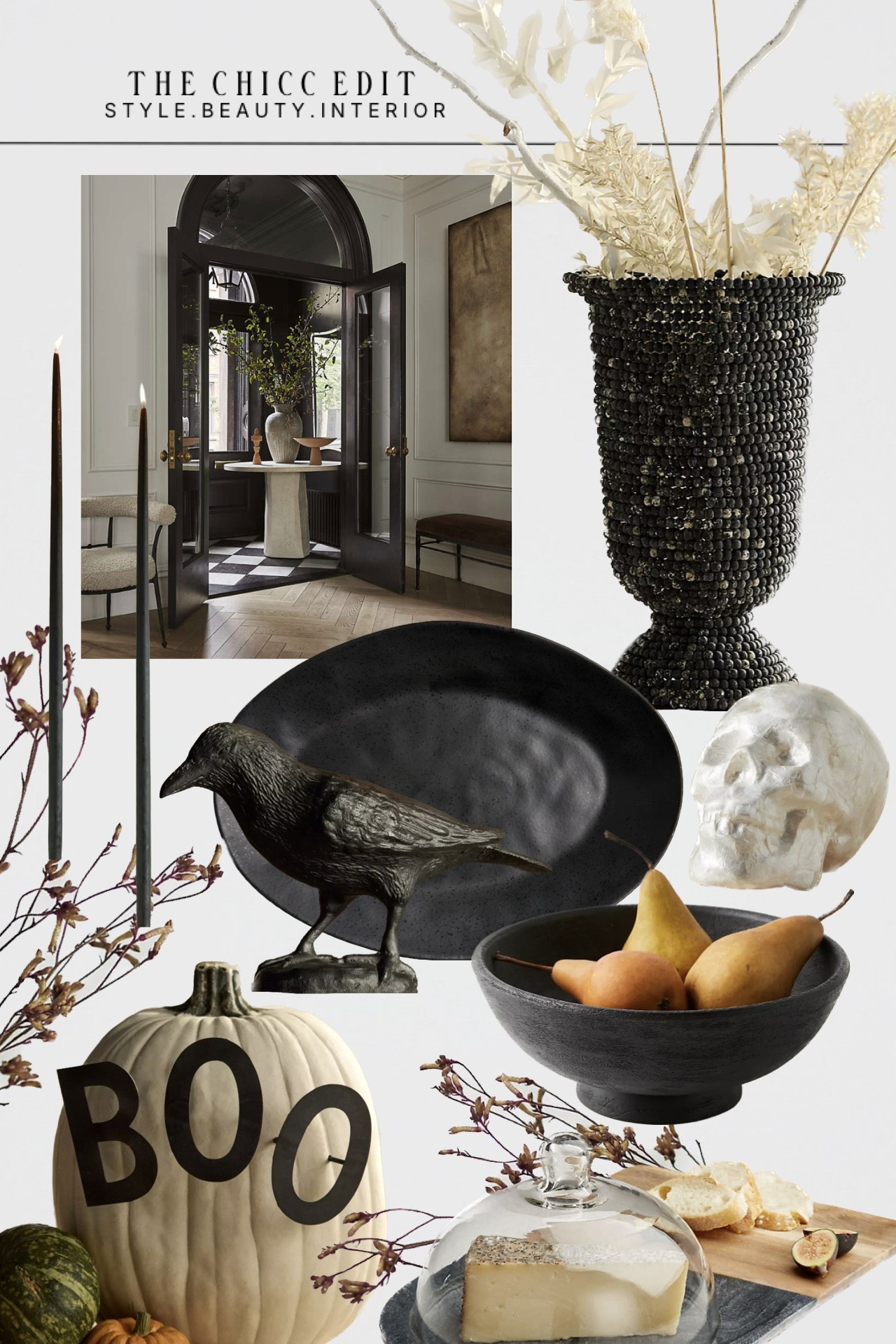 Halloween decor 🎃 

#halloween #interior #decor #decorations #pumpkin skull branch leaf tray bowl pear boo pillow marble and wood cheese board

#LTKSeasonal #LTKHome #LTKOver40