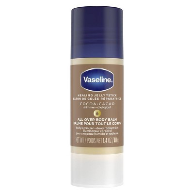Vaseline Cocoa Shimmer Jelly Stick Cocoa Butter - 1.4oz: Moisturizing, Damage Repair, Whole Body, Oily to Dry Skin | Target