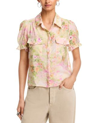 Mina Floral Voile Blouse | Bloomingdale's (US)