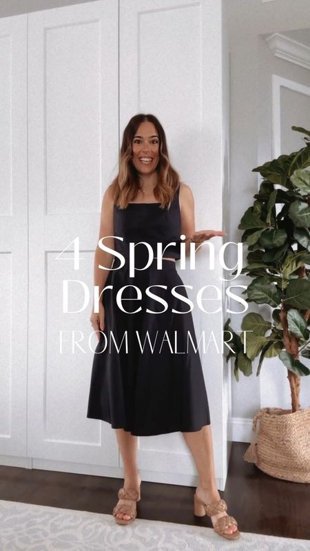 Comment WAL18 for links 🫶🏻 Sharing a few new spring dresses from @walmartfashion I’m LOVING! Wearing size small in all of them (tts) which is your favorite?! #walmartpartner #walmartfashion 

#LTKFind #LTKSeasonal #LTKunder50