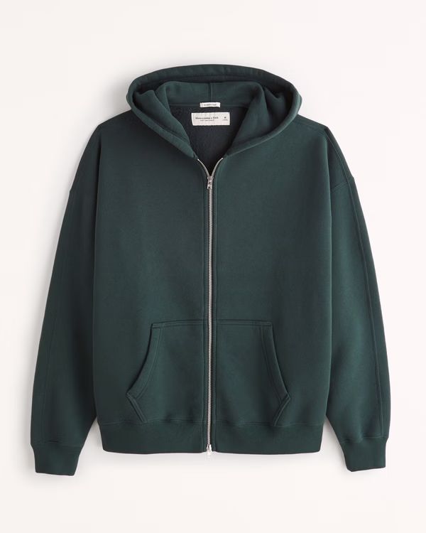 Essential Full-Zip Hoodie | Abercrombie & Fitch (US)