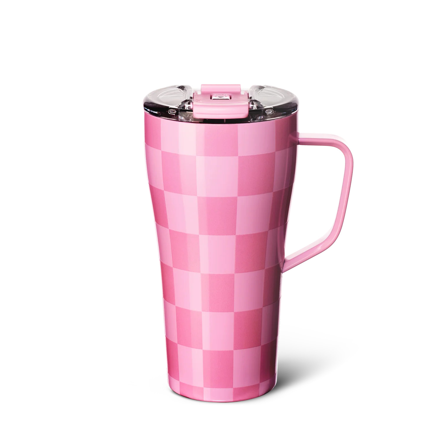 Pink Checker Toddy 22oz | BruMate
