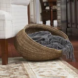 Highland Dunes Decorative Round Wicker Basket | Wayfair | Wayfair North America