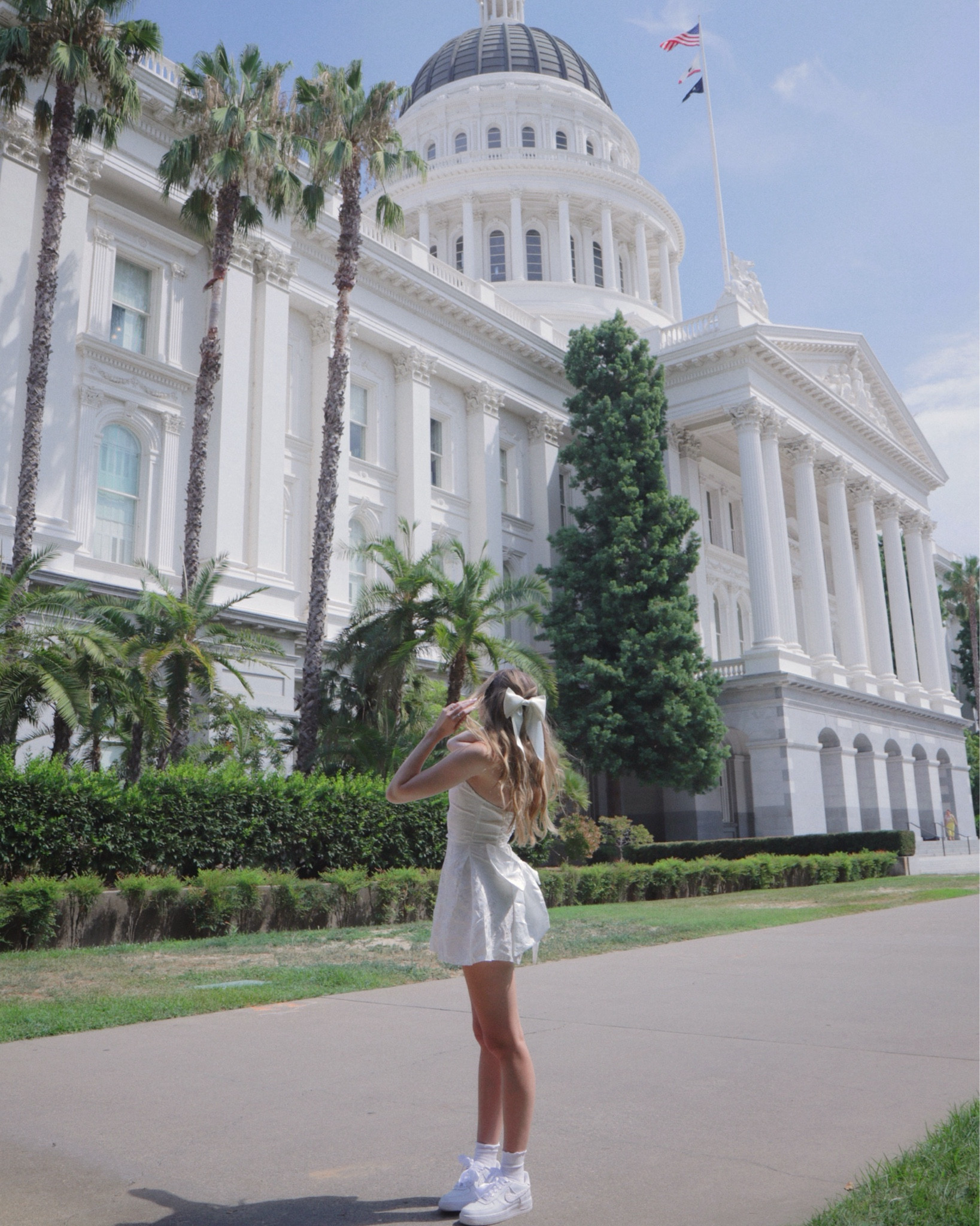 Mini white bow dress 🤍

#LTKWedding