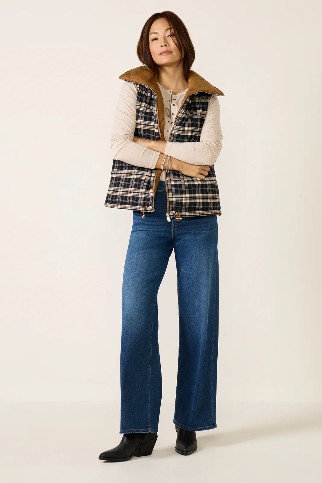 Miya Reversible Gilet | Evereve