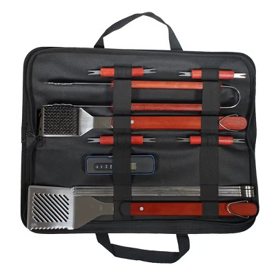 17pc BBQ Stainless Steel Grill Spatula Set Black - Room Essentials™ | Target