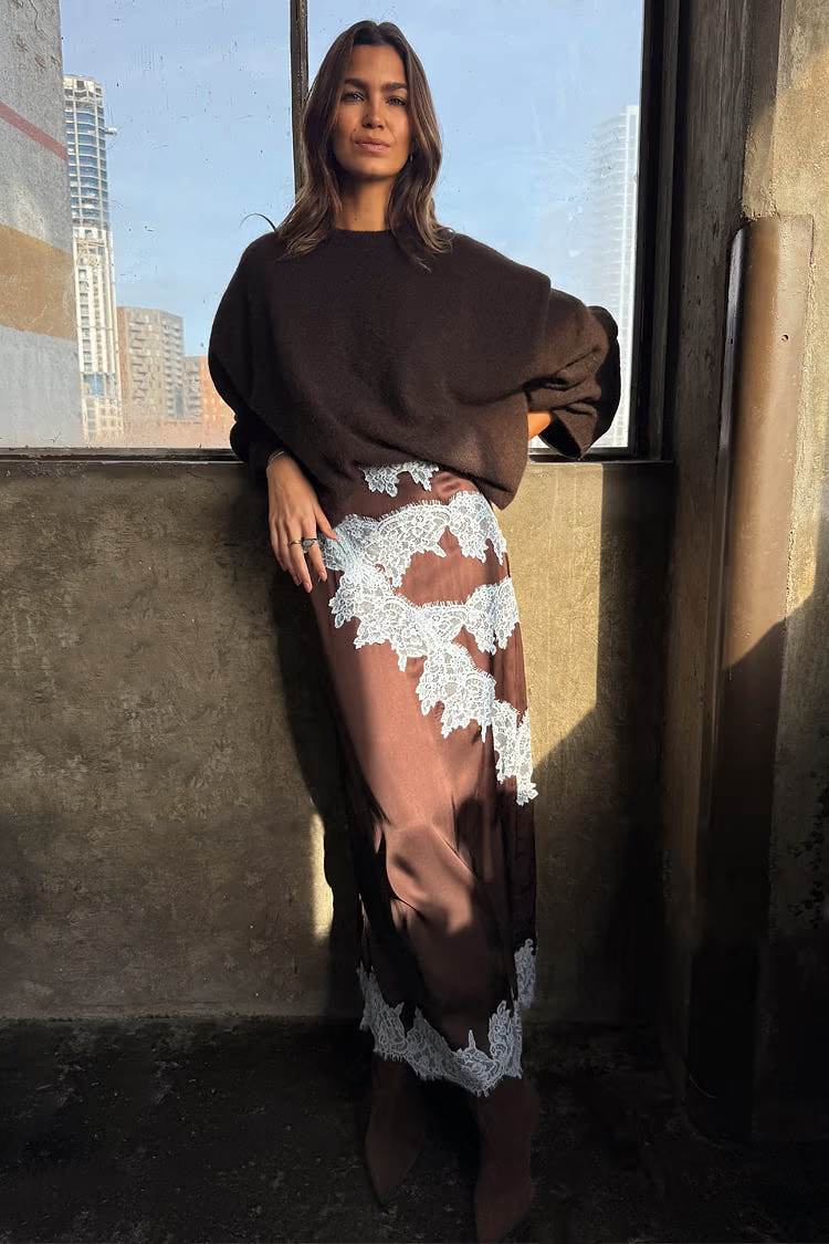 Chocolate Lily Skirt | Never Fully Dressed (UK & IE)