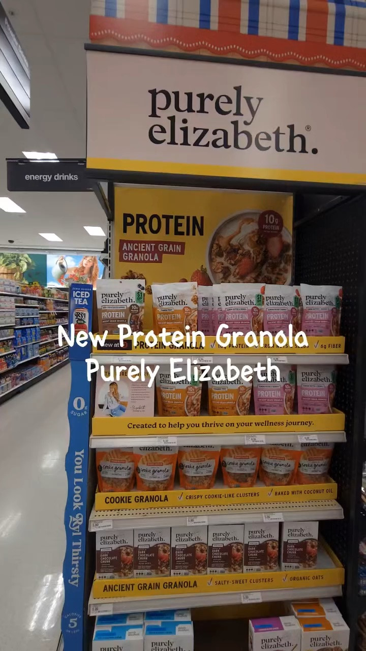 My favorite Granola @Purely Elizabeth just released Protein Granola at Target! Comment "YUM" and ill send you the link!