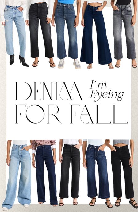 Denim I’m loving for fall- all the jeans I’m reaching for 

#LTKsalealert #LTKSeasonal #LTKstyletip