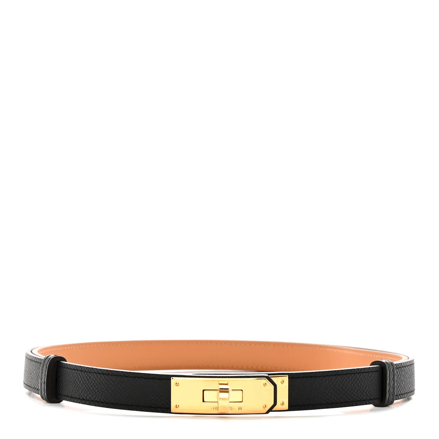 Epsom Kelly Belt Black | FASHIONPHILE (US)
