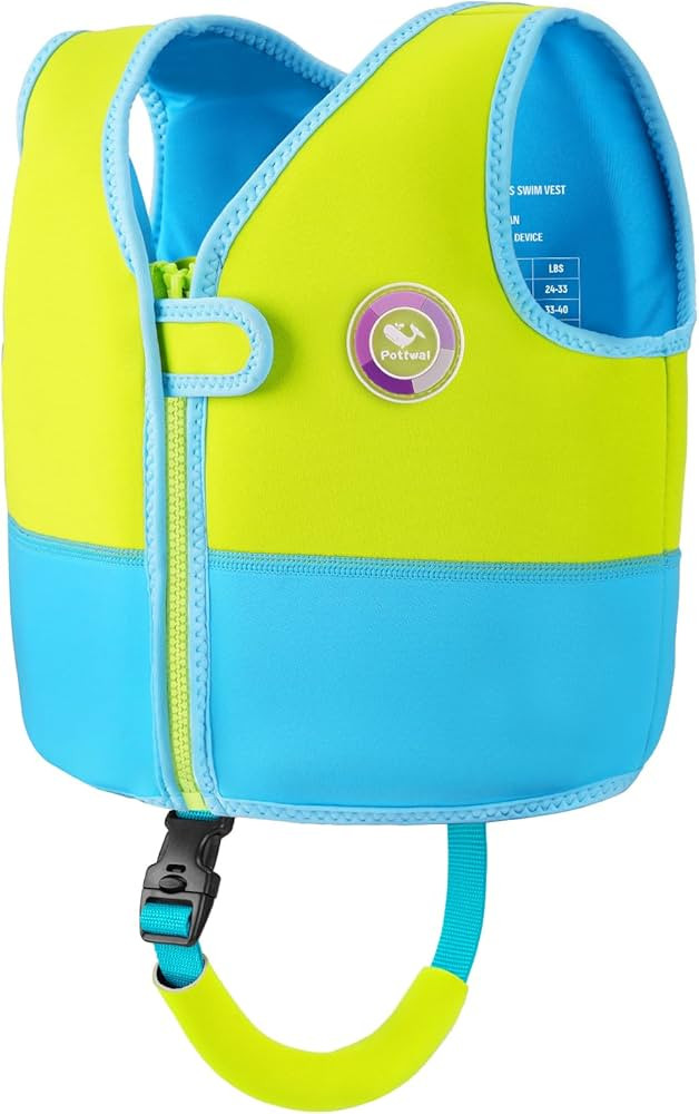 Pottwal Swim Vest for Kids - Swim Jacket for 1-2 Years (24-33LBS) - Buoyancy Aid Made of Neoprene... | Amazon (US)
