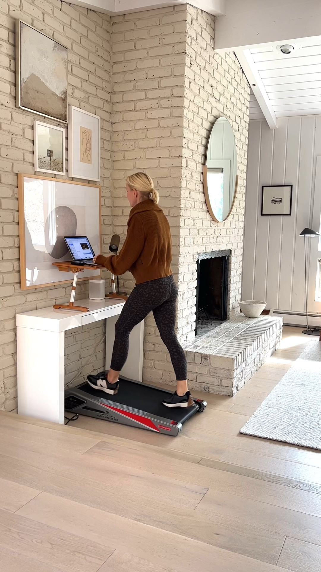 Obsessed with my mini treadmill and standing desk setup! Perfect if your goal is move your body more, and sneak in walking while you work or watch a movie on your laptop! 

It’s compact and rolls into a closet for storage, and has an incline for extra burn. We’ve had it for 3 years and still going strong!

#fitness #homefitness #walking #treadmill

#LTKfitness #LTKhome 

#LTKVideo