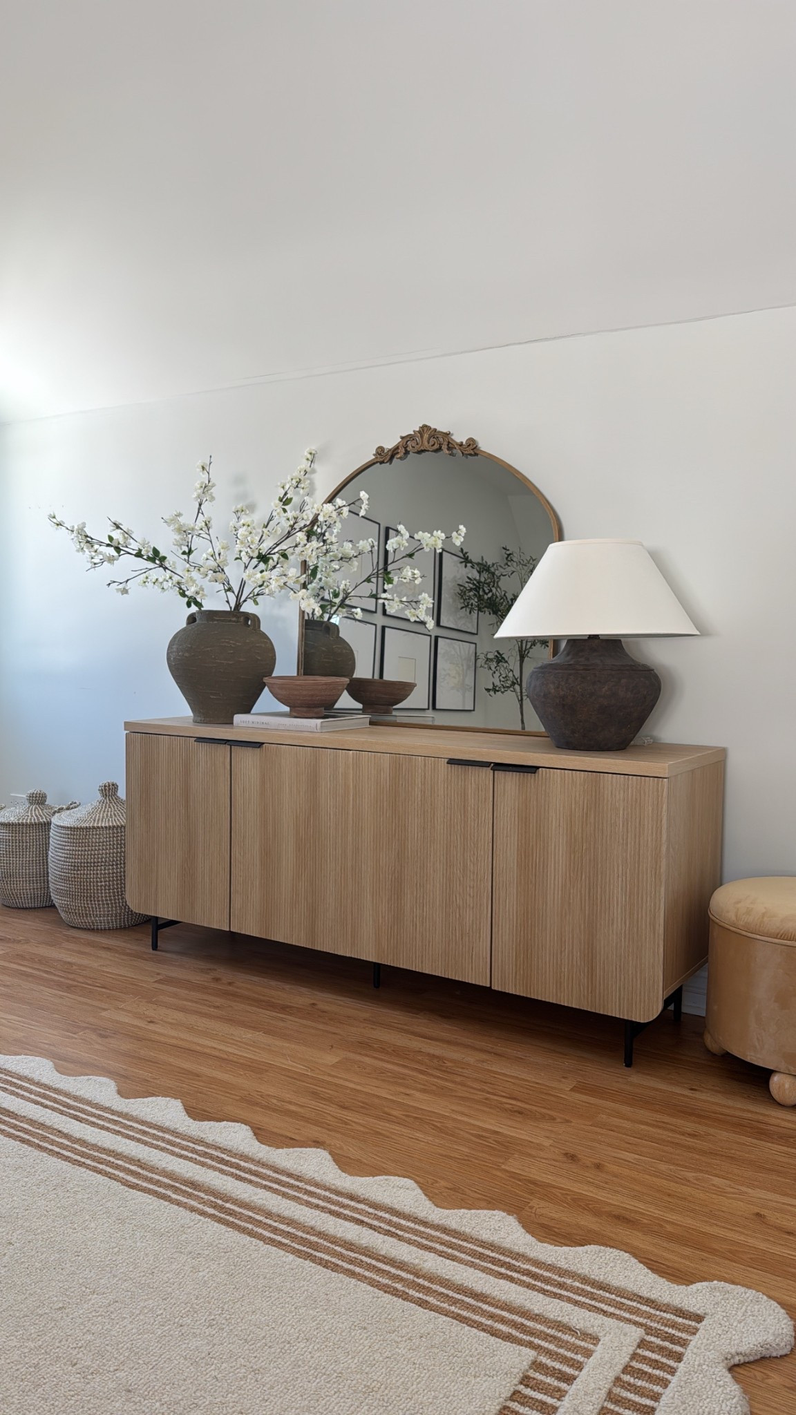 Sideboard styling idea! These stems are so beautiful and this sideboard is one of my favorites! @wayfair #wayfair #wayfairpartner #wayfairhome #sideboard #springdecor #homerefresh 

#LTKHome #LTKStyleTip #LTKSaleAlert