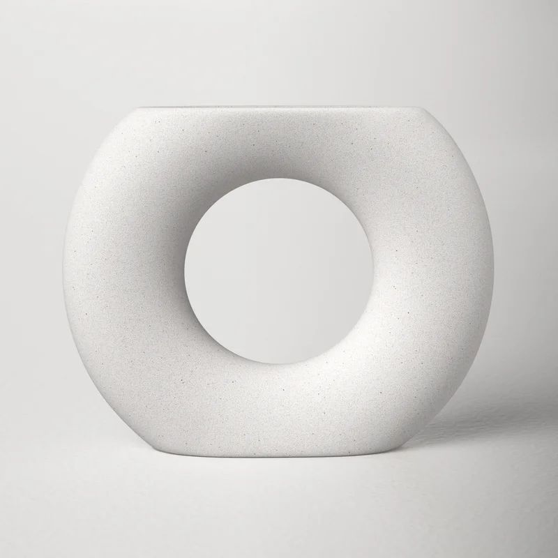 Bobbi Off-White 5.6'' Indoor / Outdoor Ceramic Table Vase | Wayfair North America