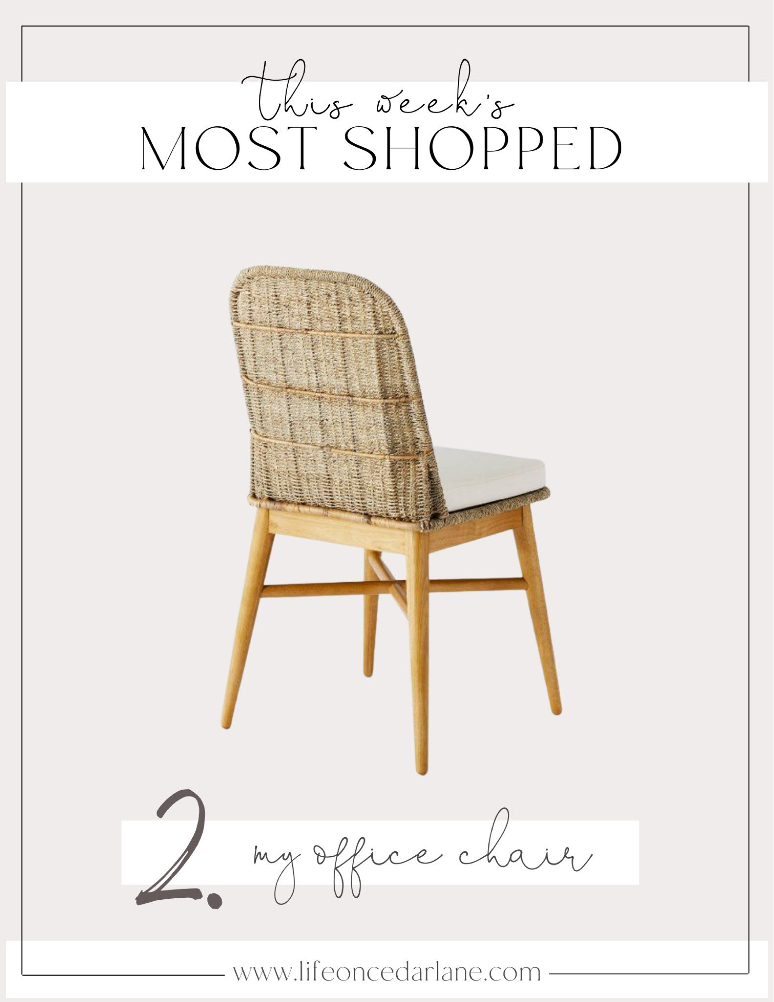 Juniper Woven Dining Chair with … curated on LTK