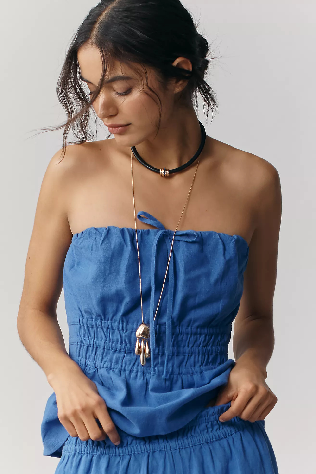 The Somerset Strapless Blouse | Anthropologie (US)