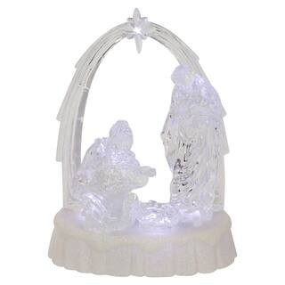 7" LED Lighted Musical Icy Crystal Nativity Scene Christmas Decoration By Northlight in White | 7" x 3" | Michaels® | Michaels Stores