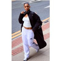 Black Maxi Quilted Coat | PrettyLittleThing US