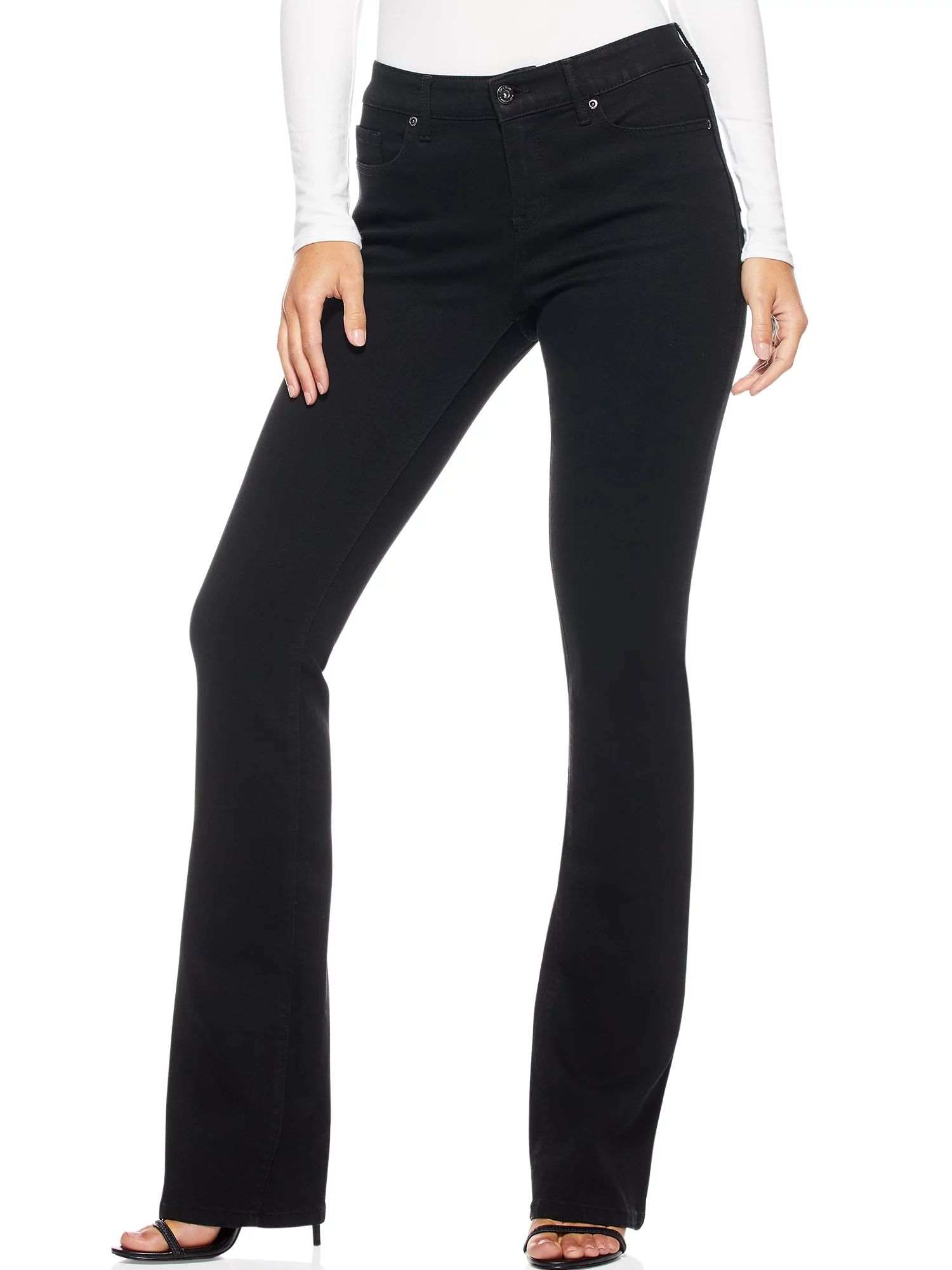 Sofia Jeans Women's Marisol Bootcut Mid Rise Jeans - Walmart.com | Walmart (US)