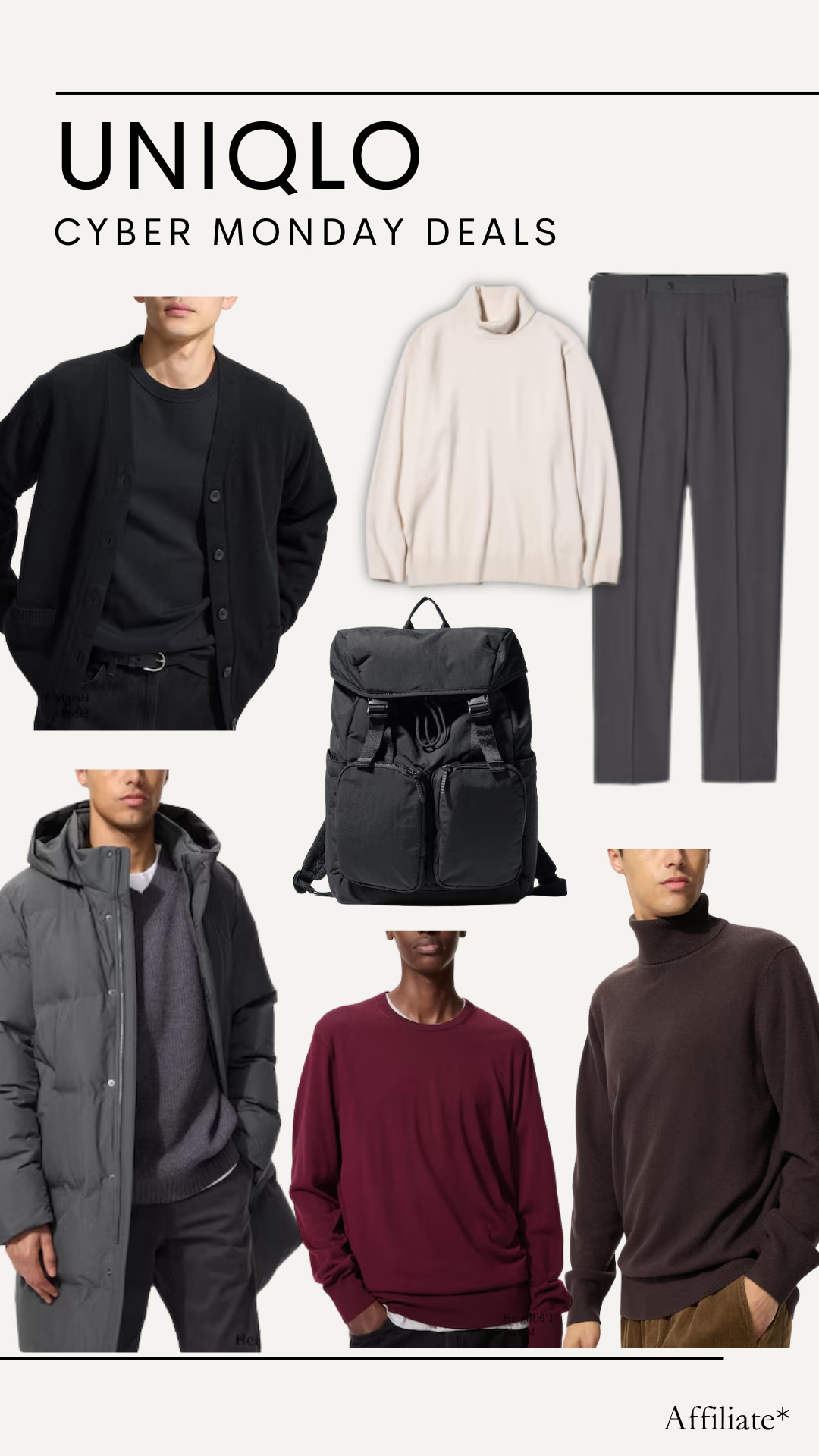Uniqlo cyber monday deals!

 

 #LTKCyberWeek #LTKSaleAlert #LTKMens