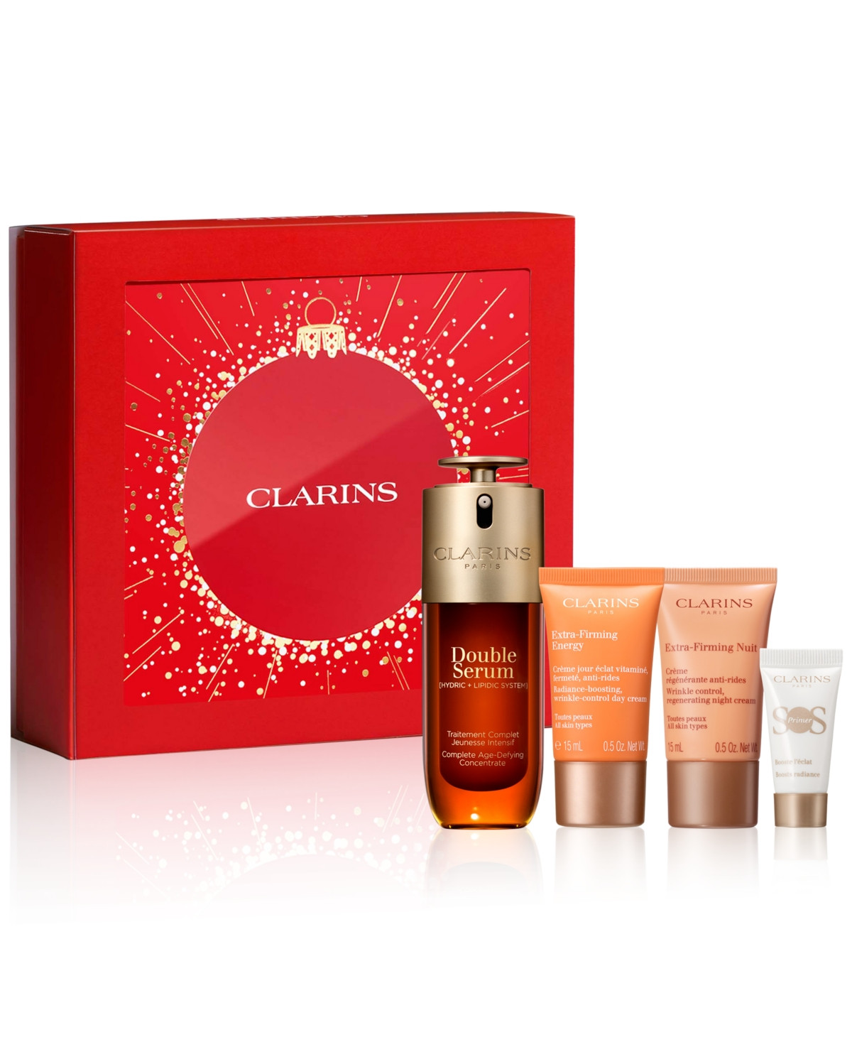 Clarins 4-Pc. Double Serum & Extra-Firming Skincare Set | Macy's