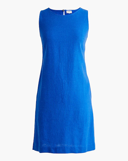 Linen-blend sleeveless mini dress | J.Crew Factory