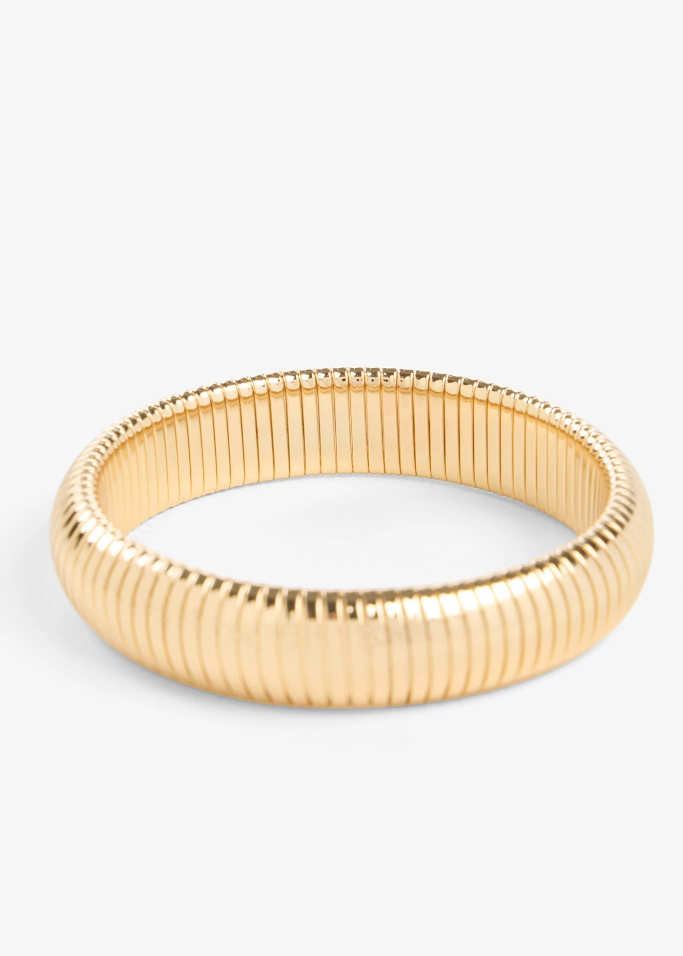 Elastische metalen armband goudkleurig | Bonprix NL (Influencer)