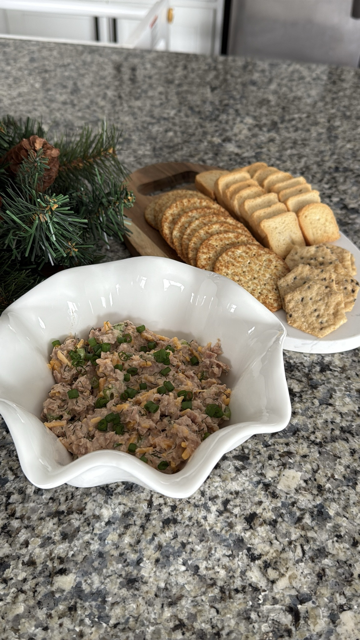 Tuna salad spread for a lean high protein lunch idea. 🐟 Easy to make, easy to pair with lots of different dippables or breads.

#LTKfoodie #LTKselfcare #LTKmomlife