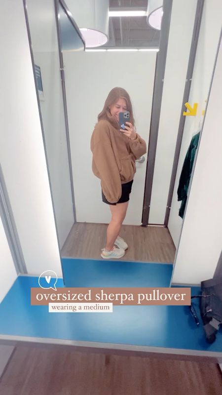 oversized sherpa pullover from Old Navy 🤎 definitely oversized, I’d go down if you’re in between sizes.

#LTKSeasonal #LTKmidsize #LTKfindsunder50