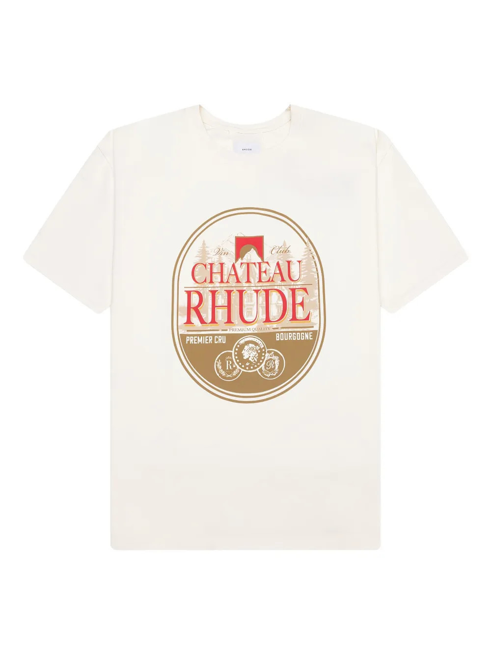 "RHUDE Premier Cru Tee ""Vintage White""" | Farfetch Global