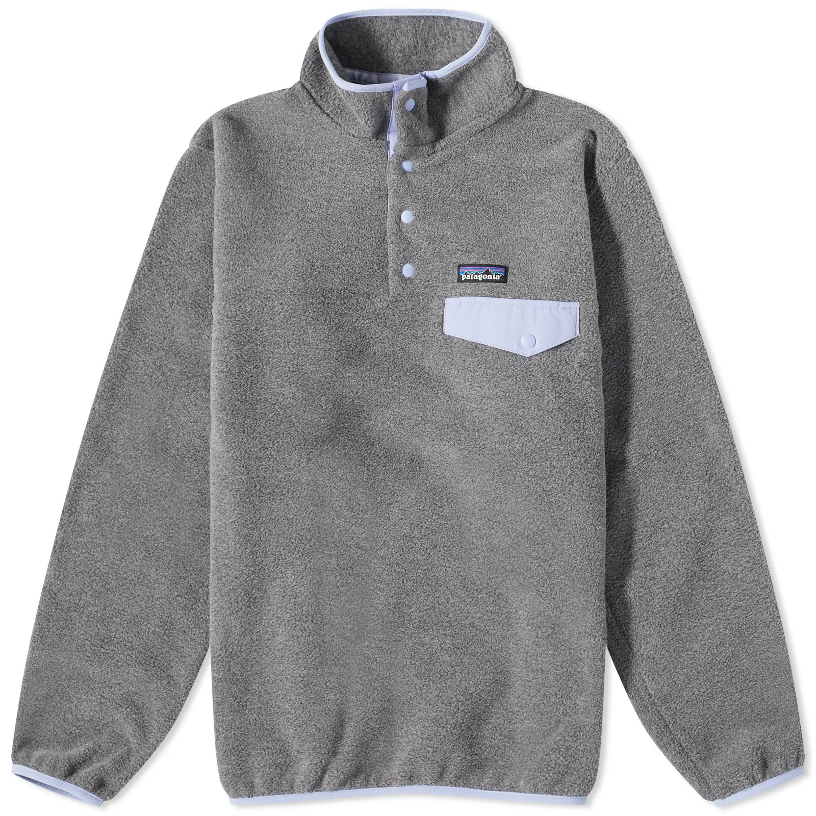 Patagonia LW Synch Snap-T Pullover Nickel & Pale Periwinkle | END. | End Clothing (US & RoW)