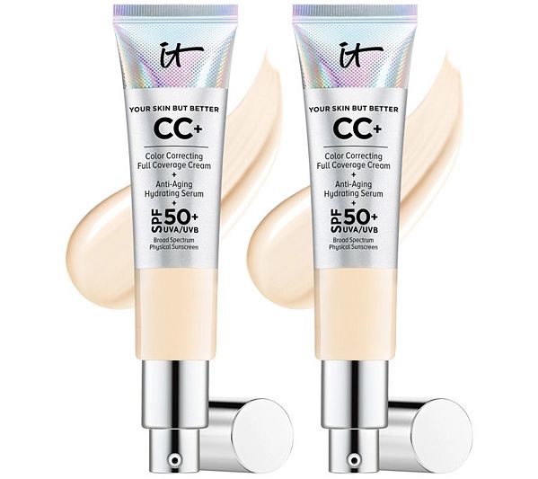 IT Cosmetics Full Coverage Physical SPF 50 CC Cream Duo | QVC