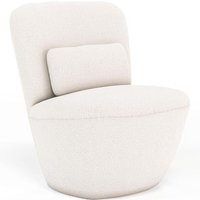 Design Armchair - Upholstered in Bouclé Fabric - Carla | ManoMano UK