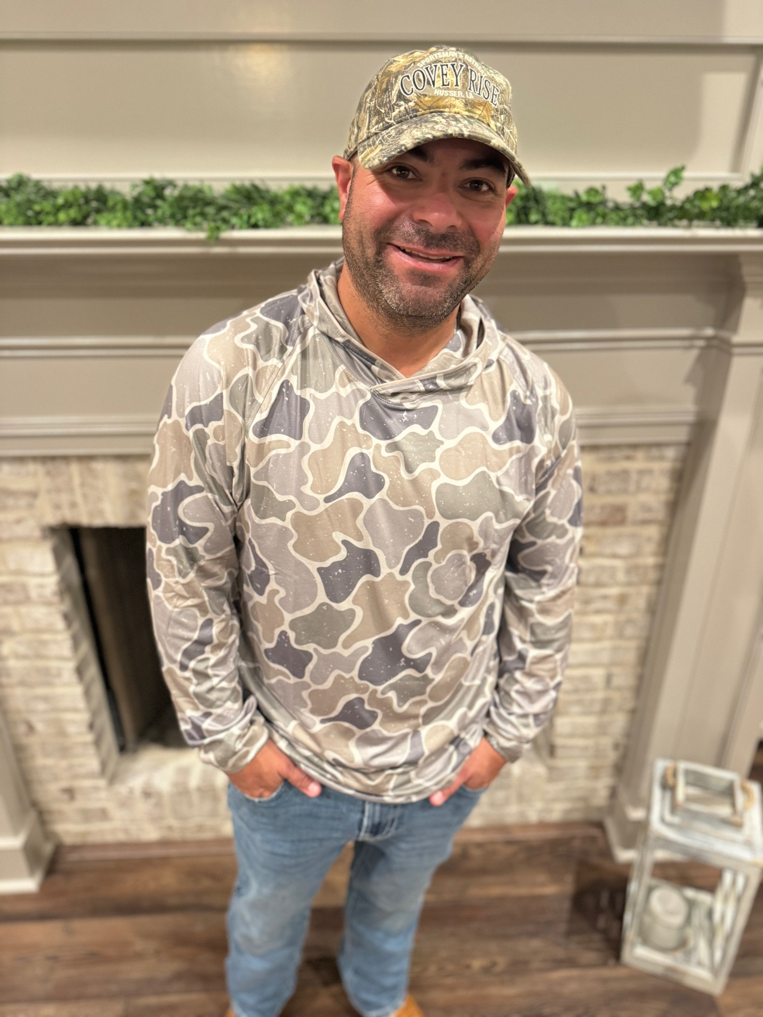 Men’s performance camo shirt 
Wearing size large 

#LTKootd #LTKActive #LTKMens