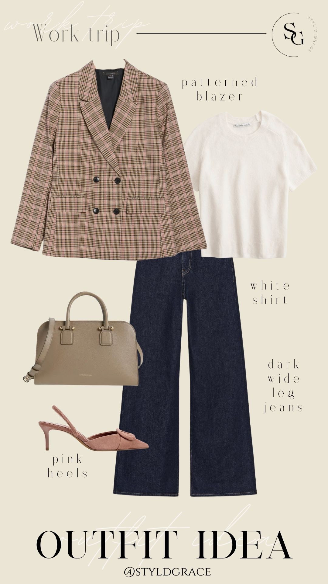 Work trip outfit. Work travel outfit idea. Business casual work outfit. 

#LTKStyleTip #LTKWorkwear #LTKFindsUnder100