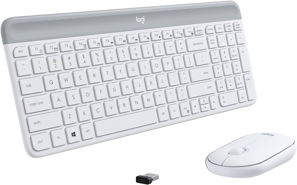 Amazon.com: Logitech MK470 Slim Wireless Keyboard and Mouse Combo - Modern Compact Layout, Ultra ... | Amazon (US)