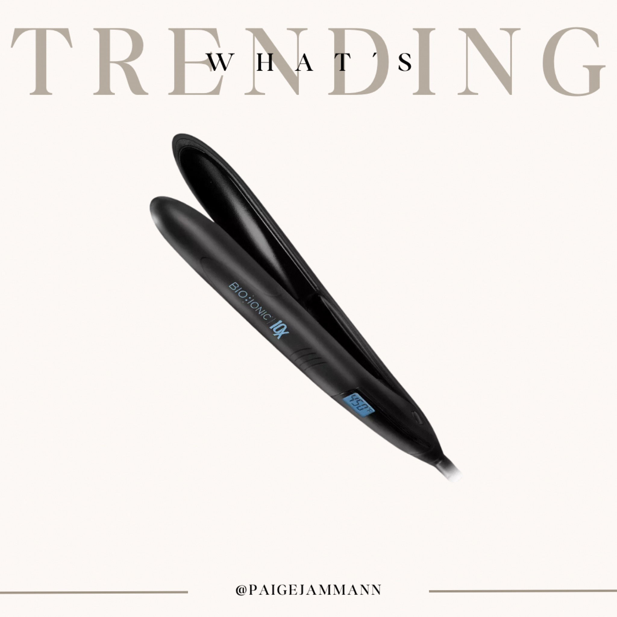 Bio ionic, bio ionic hair straighter, bio ionic straighter, trending, trending hair straightener, curling straightener

#LTKstyletip #LTKFind #LTKbeauty